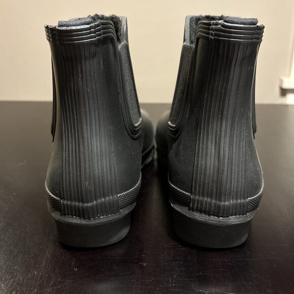 Hunter Chelsea Rain Boot for Women, Size 8 - Black. New Without Box - Picture 4 of 10